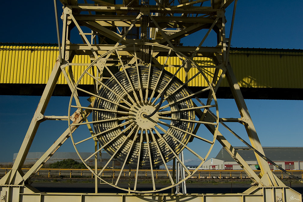 Enrouleur de grue à grains