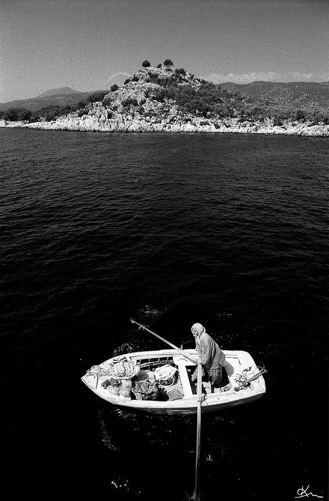 Vendeuse à la sauvette - Kekova, Turquie 2008