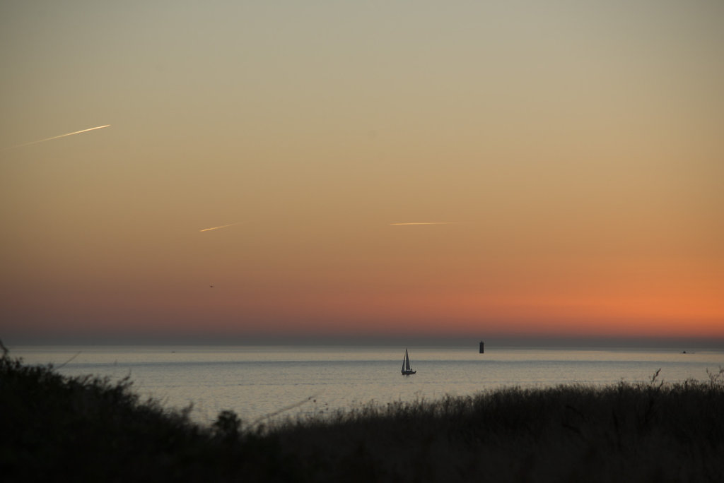 Coucher de soleil sur le Lavardin